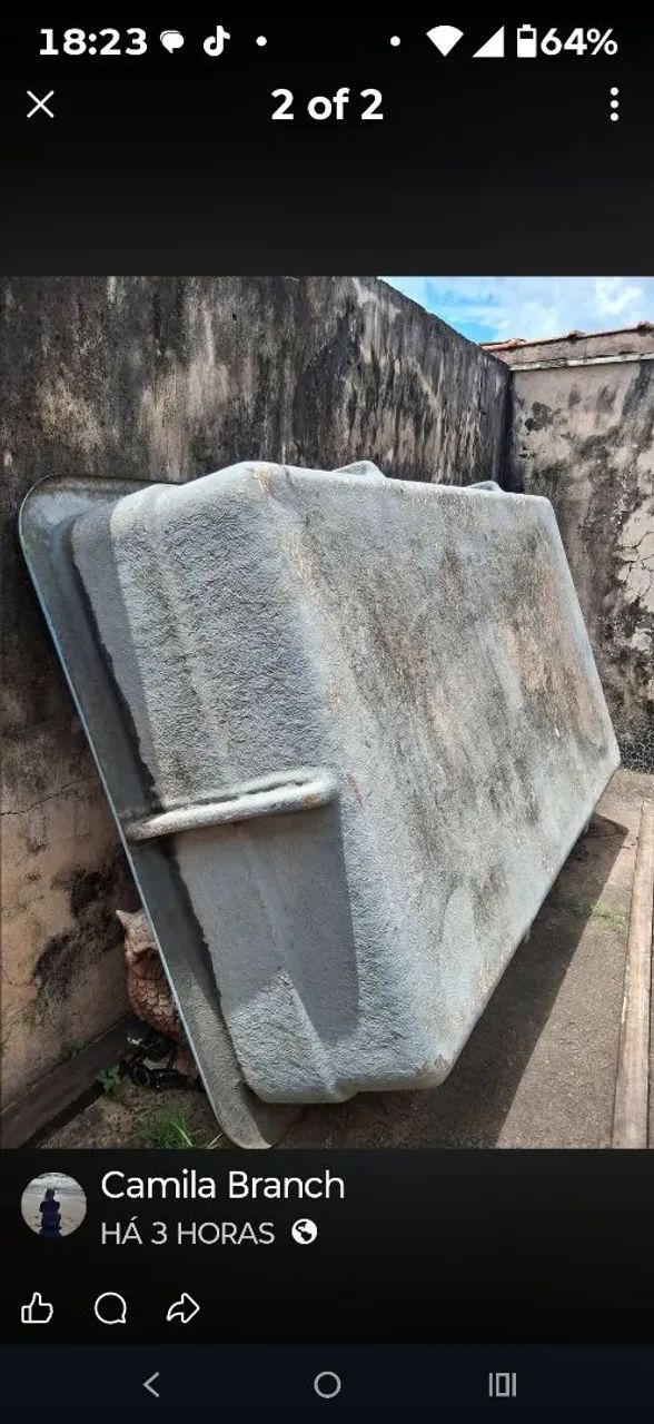 Piscina de 3 mil litros 