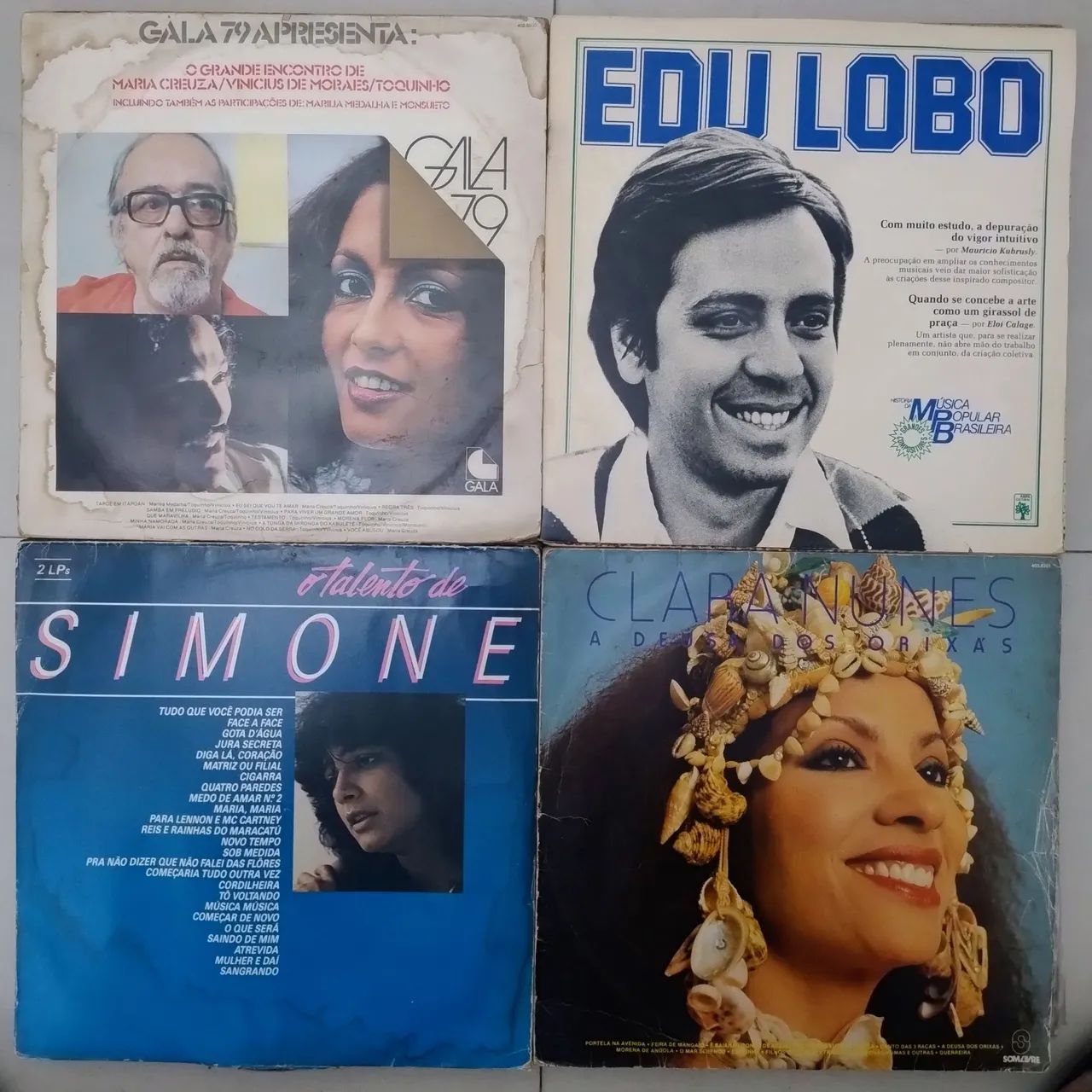 Discos de vinil MPB