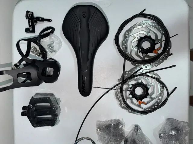 STI + Passadores + Discos de freios shimano 8v para speed - Foto 2