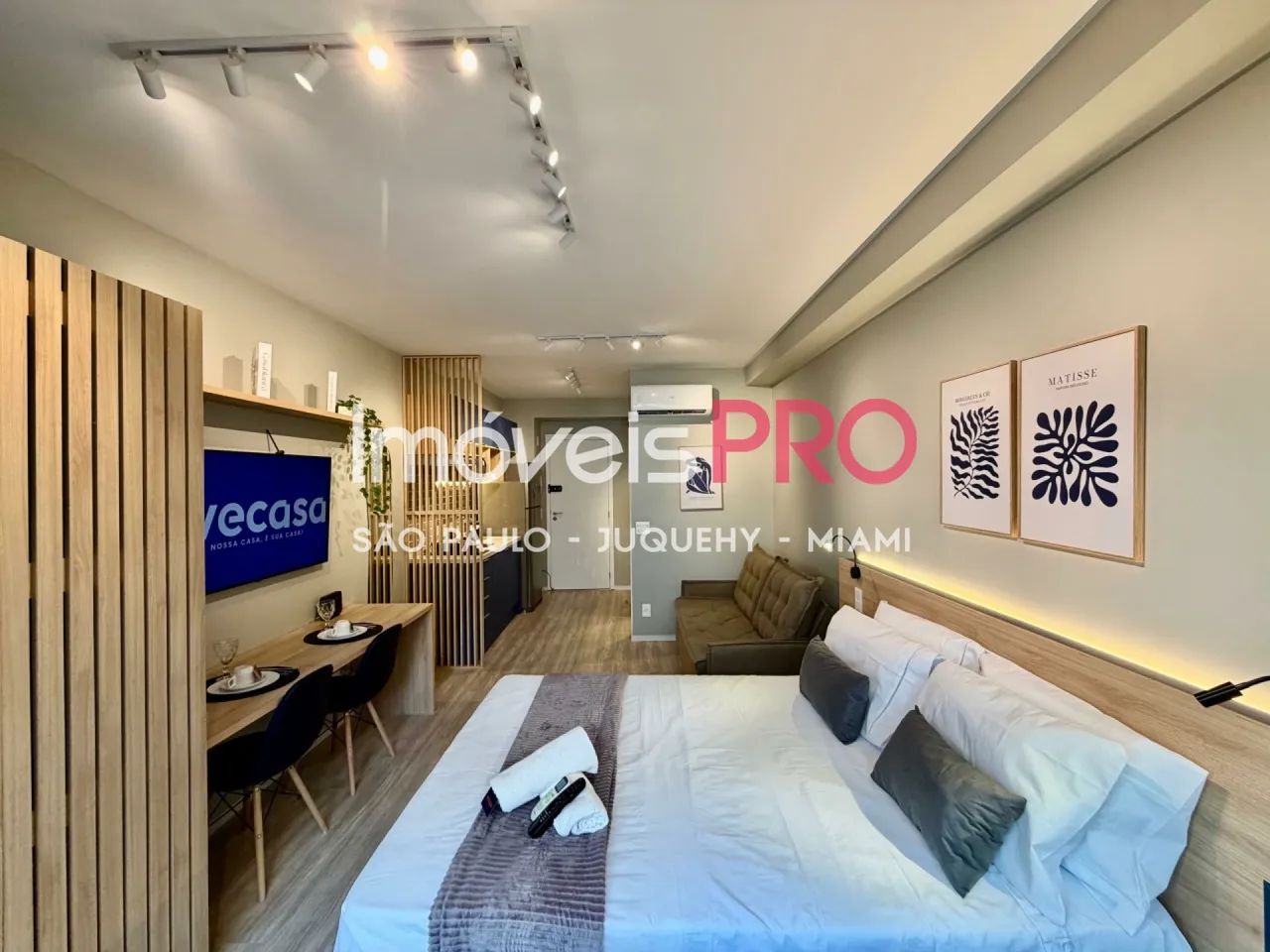 Lindo Studio Mobiliado e Decorado no Paraíso - Foto 2