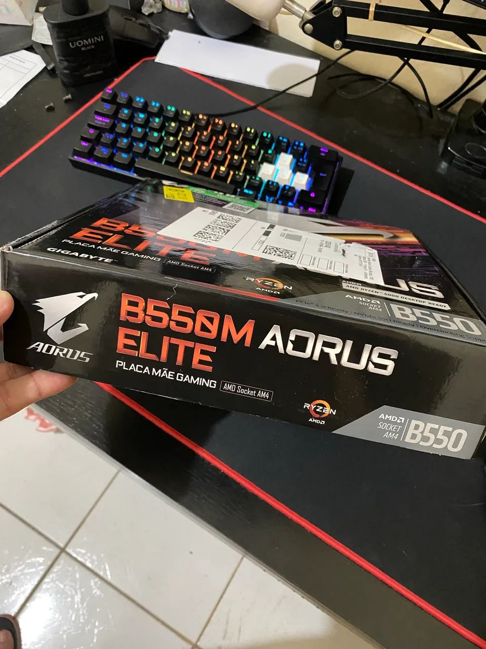Placa mãe b550m aorus elite