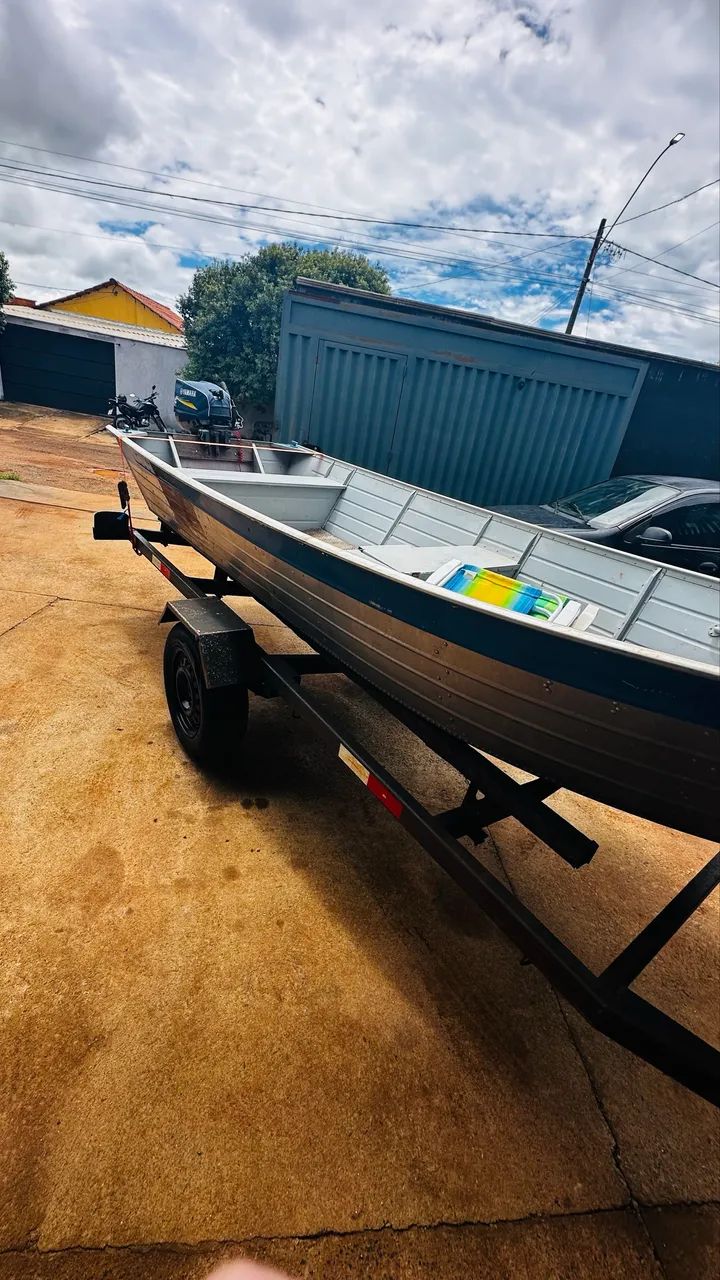 Vendo kit barco canoa e carreta - Foto 2