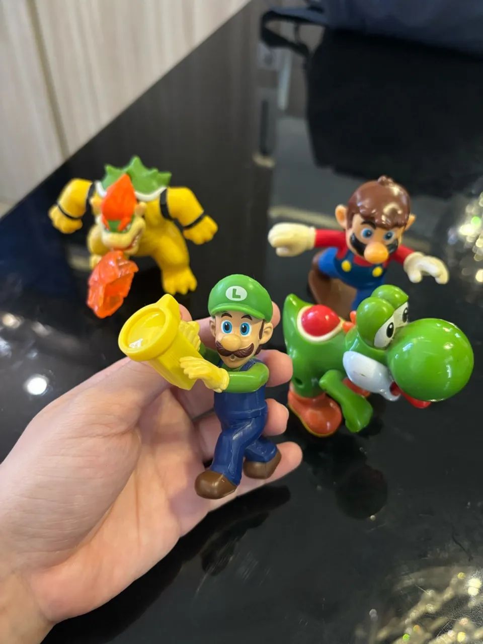 Kit Bonecos Super Mario, Luigi, Yoshi e Bowser - Foto 3
