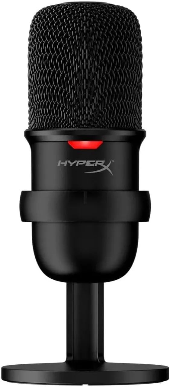 Microfone USB com Pedestal - Modelo HyperX Solocast HMIS1XXXBK/G  - Foto 2