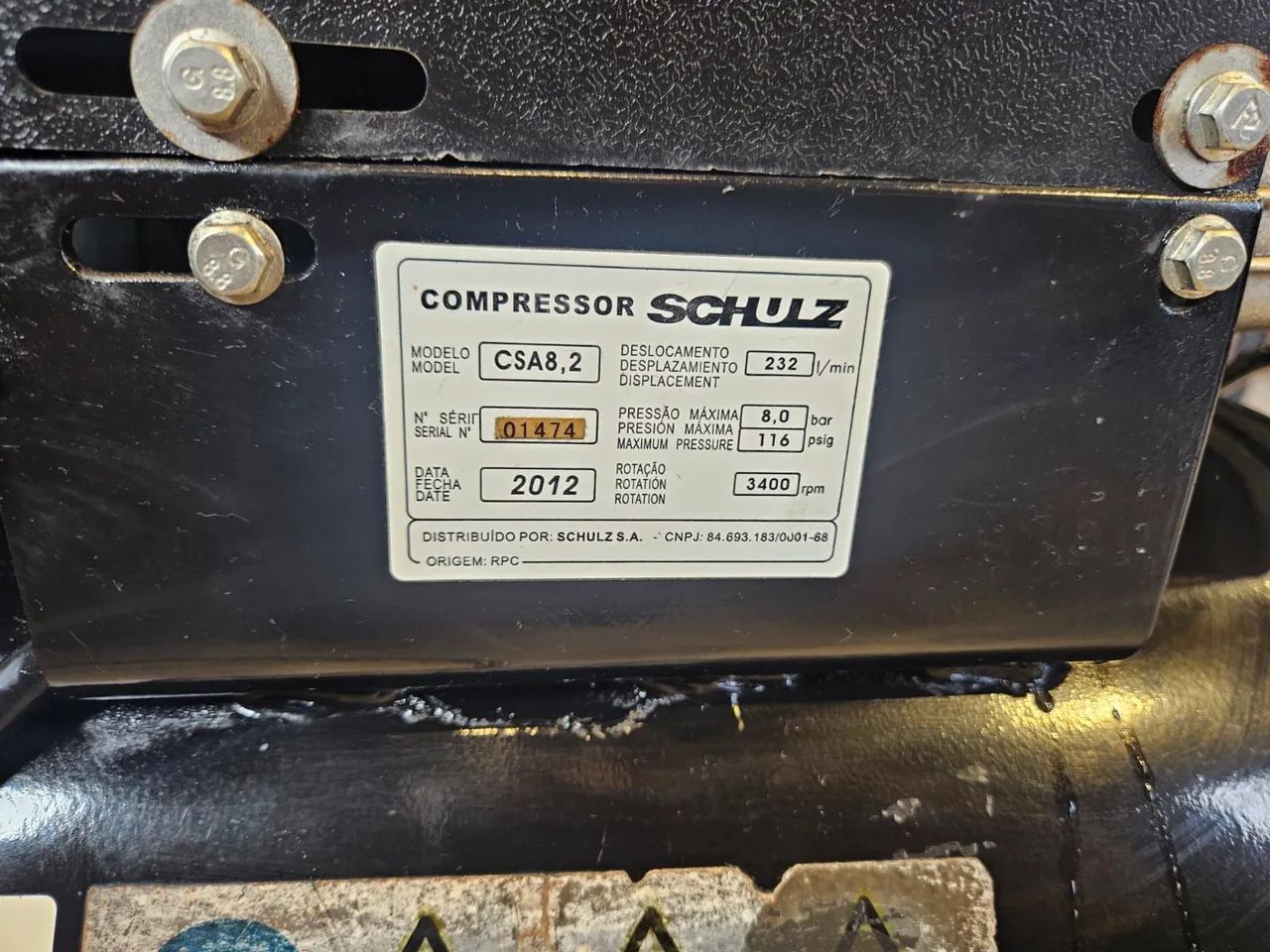 Compressor de Ar Schulz - 220V - 2,0 HP - Foto 4