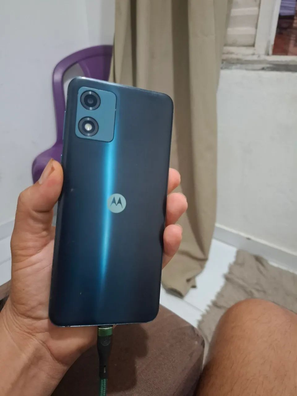 Para vender rápido moto e13 64g bem conservado. - Foto 2