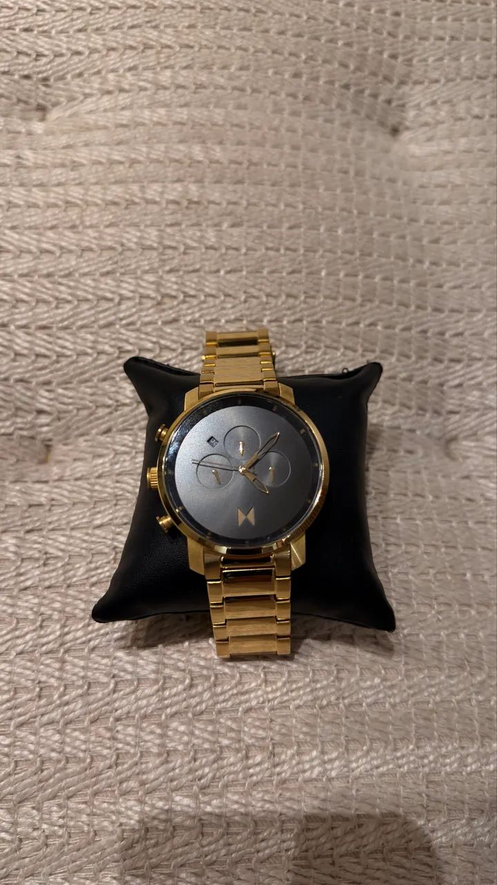 Relógio MVMT Masculino Aço Dourado - Foto 3