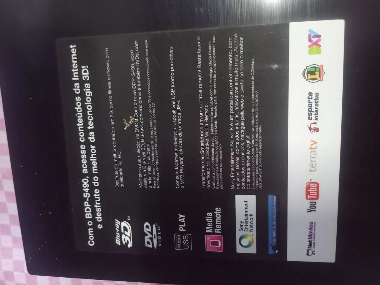 Blu-ray Sony BDP S 490 - Foto 2