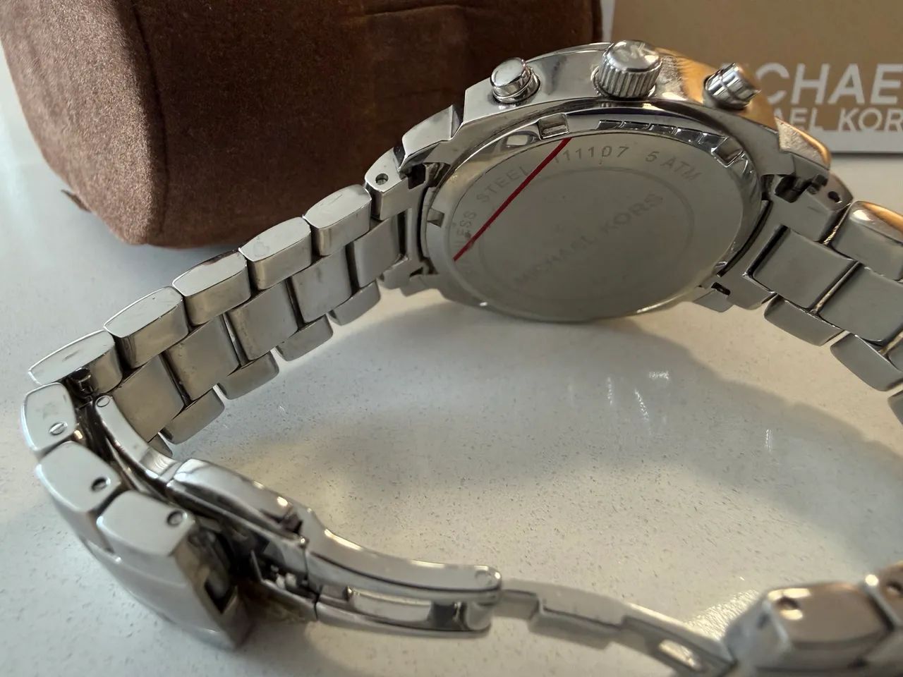 Relógio Michael Kors Feminino Original Prata com Madrepérola | Caixa Original - Foto 2