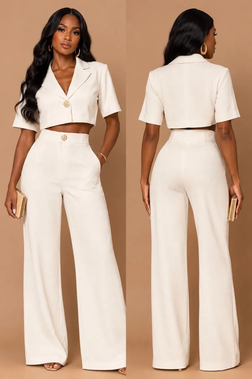 Conjunto elegante de alfaiataria OFF - Foto 2