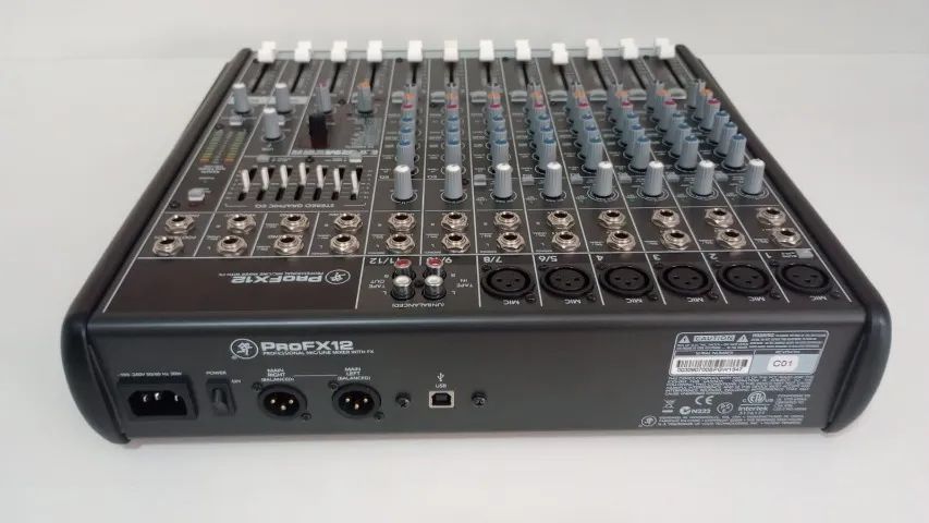 Mesa de Som Mackie ProFX12 - 12 Canais USB com Efeitos - Foto 4
