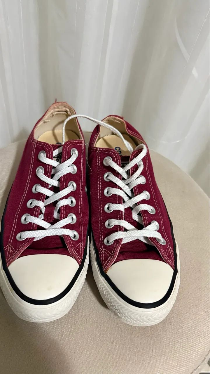 Tênis All star converse vinho  - Foto 2