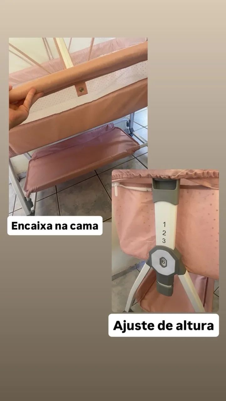 Berço Moisés portátil balanço  - Foto 2