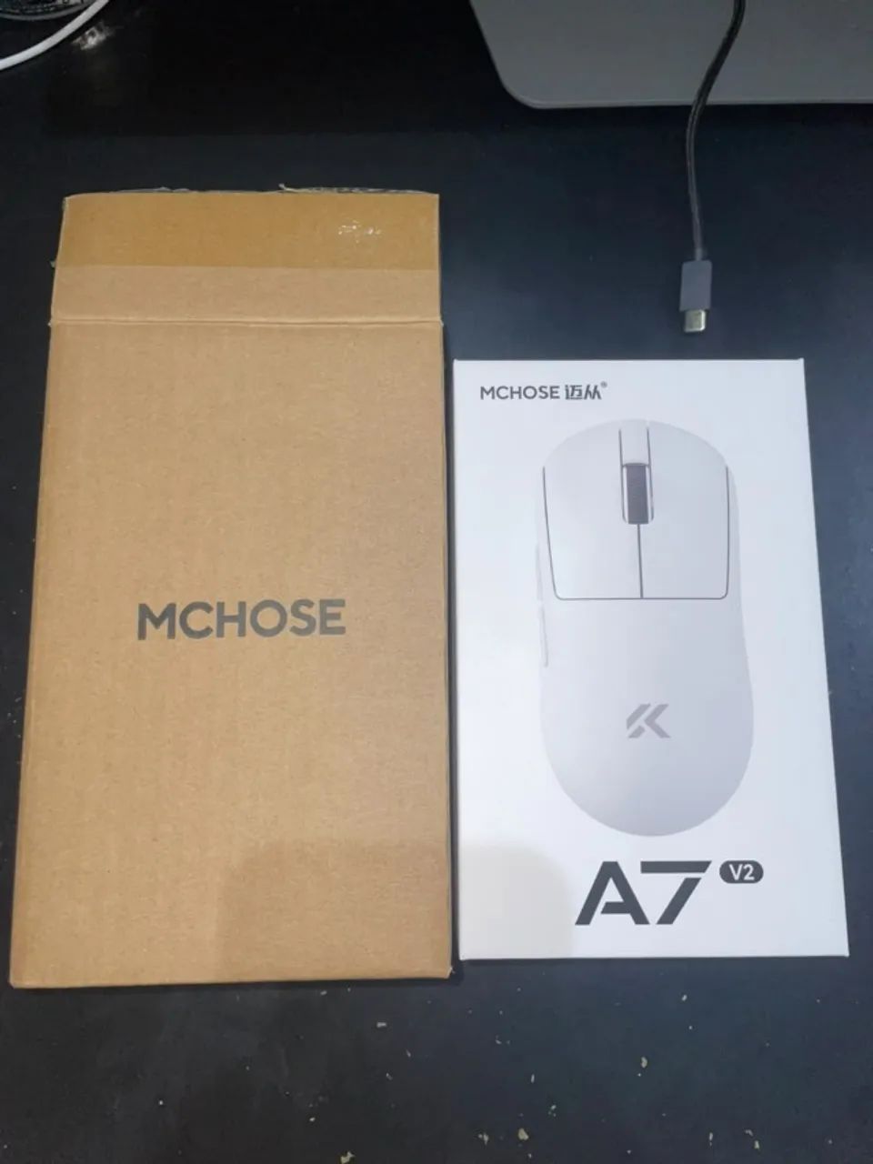 Mouse Mchose A7 V2 Pro Clone do Logitech (ENTREGO OLX PAY) - Foto 5