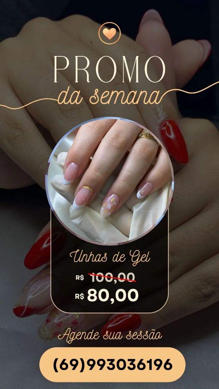 Unhas de gel 
