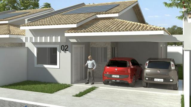 CASA NO CALHAU c 3 qtos, 49.500 mil de entrada - Foto 2