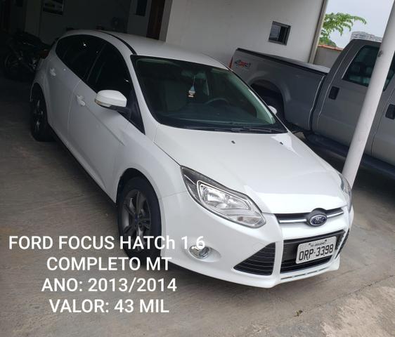 Vendo ou Troco Focus S 1.6 Hatch 2013/2014 Branco- Ji Paraná