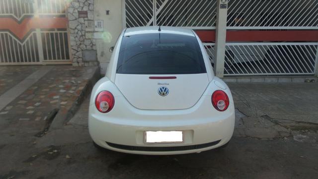VW- New Beetle 2.0 Cor Branco Com Teto Solar Ano 2006/2007 - Foto 4