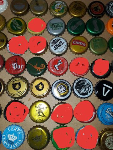 Lote tampinhas cervejas diversas para colecionador - Foto 4