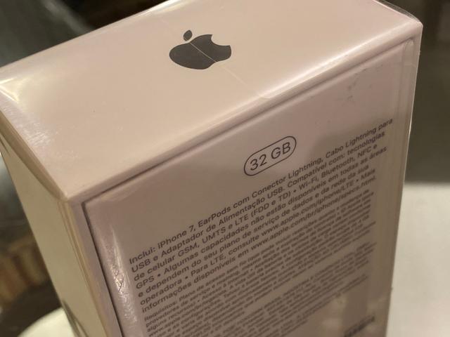 IPhone 7 Preto 32gb, NF + Garantia 1 ano, Anatel, Lacrado, Zero, A1778 - Foto 4