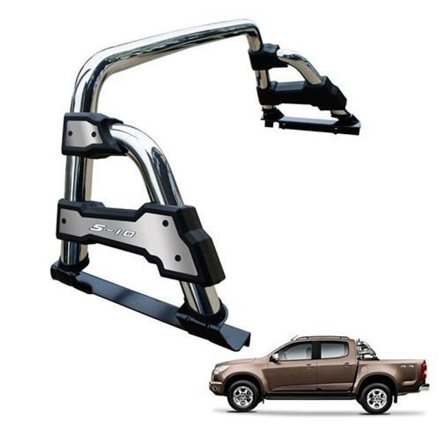 Santo Antônio Cromado P/ Todas as Picapes - Ranger Amarok Triton S10 Frontier - Foto 2