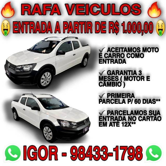 VW SAVEIRO ROBUST CD 1.6 2018 NA RAFA VEICULOS, FALAR COM IGOR T21**