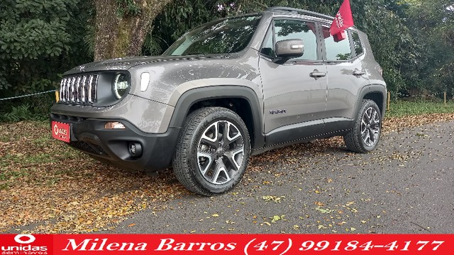 JEEP RENEGADE LONGITUDE 1.8 16V AUTOMÁTICO 2020 CINZA