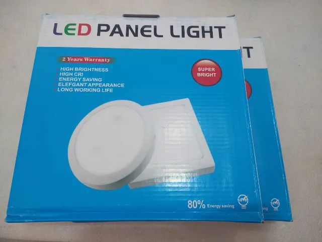 Painel 22x22 18w Sobrepor ou Embutir Branco frio 6500k - Foto 2