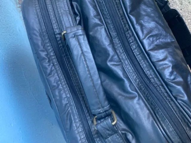 Bolsa de Couro Grande Preta - Foto 5