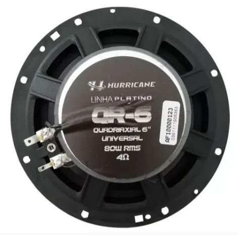 Par Alto Falante 6 Polegadas 160w Rms Hurricane Qr6   Fone Porta Carro Som Bob - Foto 3