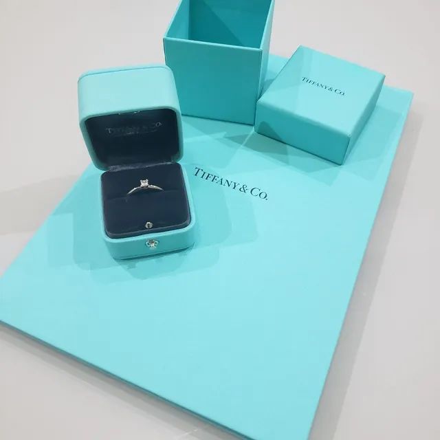 Anel Tiffany & Co. com Diamante e Garantia Vitalícia