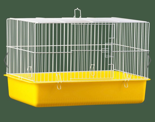 Gaiola GRANDE para Coelho com fundo plástico 