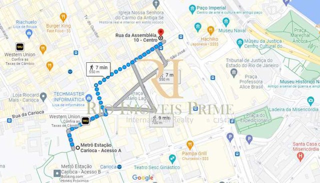 Centro Cândido Mendes, conjunto salas, metrô - Foto 4