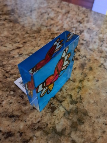 Peso de Papel Coração Romero Britto - Foto 2