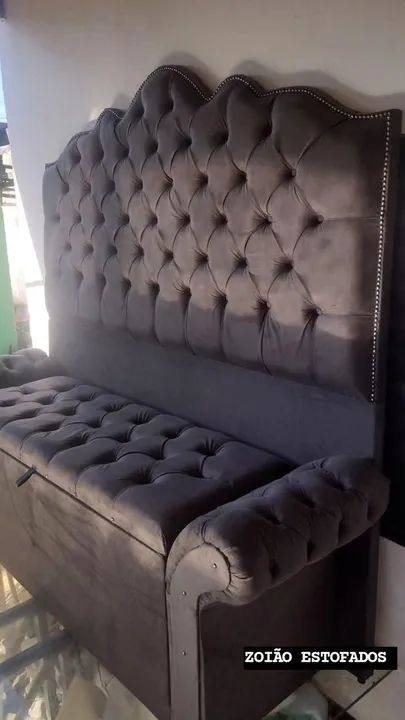Cabeceira pra cama box casal . - Foto 3