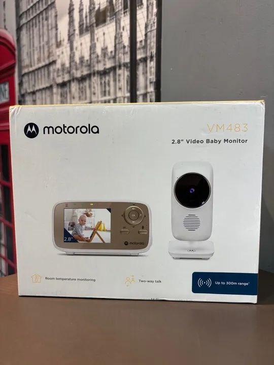 Motorola Vm483 Zoom Digital Babá Eletrônica Tela 2.8 Lcd 110v/220v