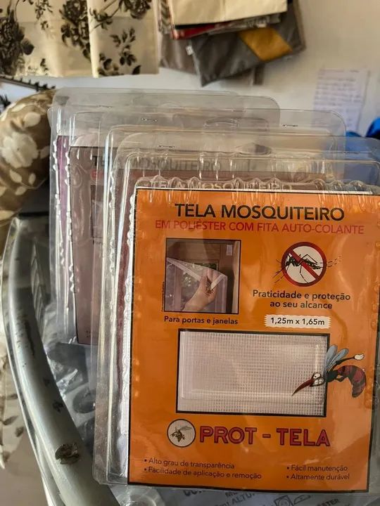Tela Mosquiteiro para janela e porta  com velcro 
