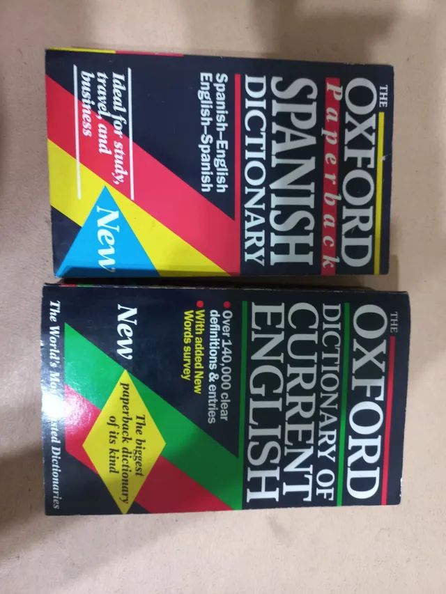 Oxford inglês e espanhol