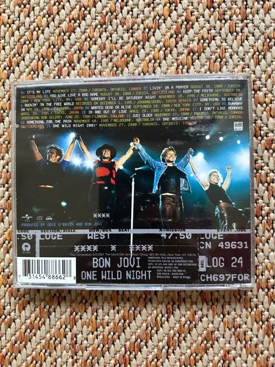 CD RARO Bon Jovi One Wild Night Live 1985-2001 - Foto 4