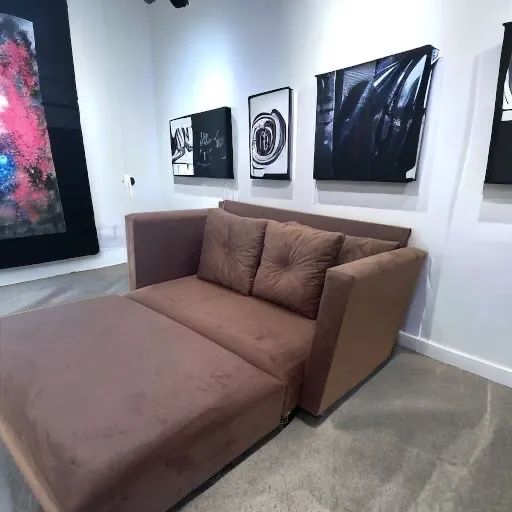 Resistente Sofá Cama Casal 4 almofadas Novos  - Foto 2