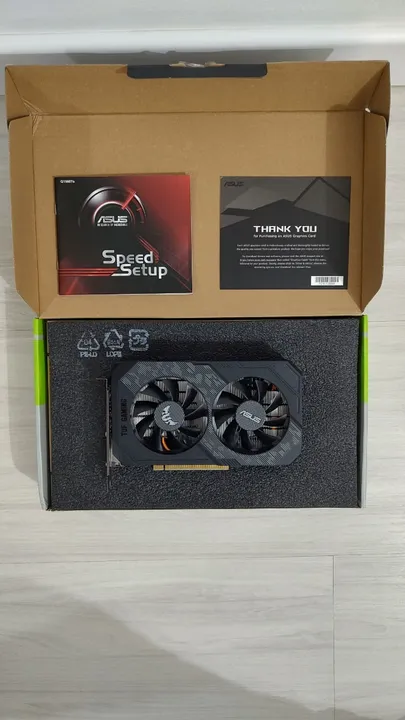 Placa de vídeo GTX 1650 Asus TUF 4G