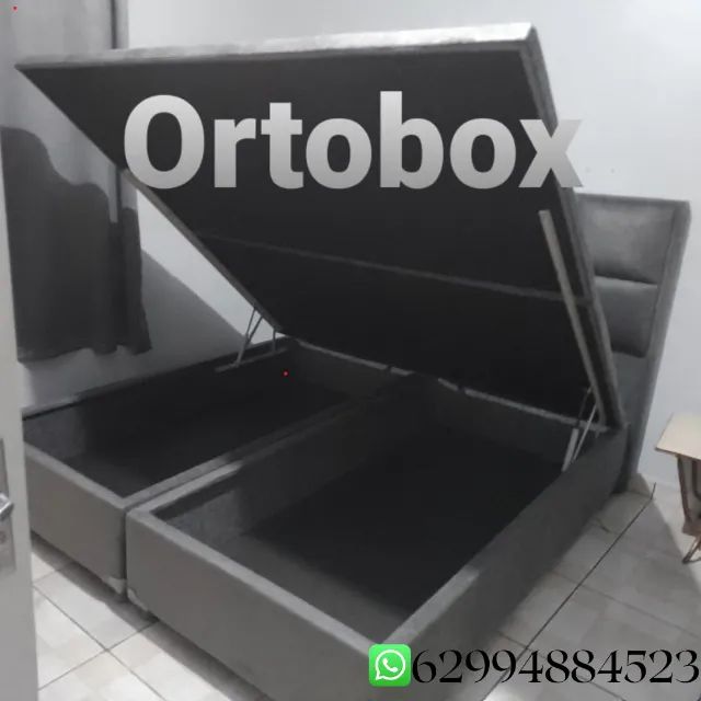 Cama Box Baú Queen Size estrutura reforçada