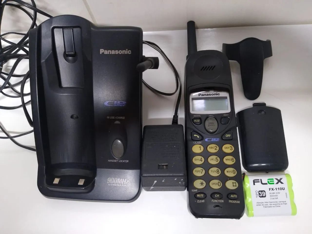 Telefone sem fio em perfeito estado da Panasonic,funcionando  - Foto 3