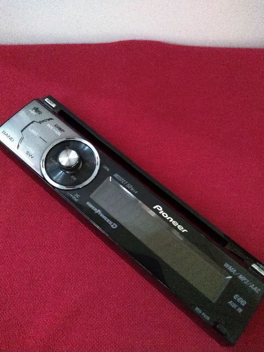 Frente destacável som automotivo Pioneer DEH P4UB multicolor original raro.