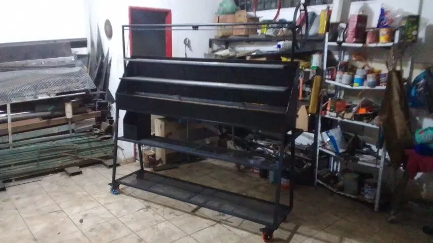 Churrasqueira profissional com Regulagem de Altura da Grelha - Foto 4