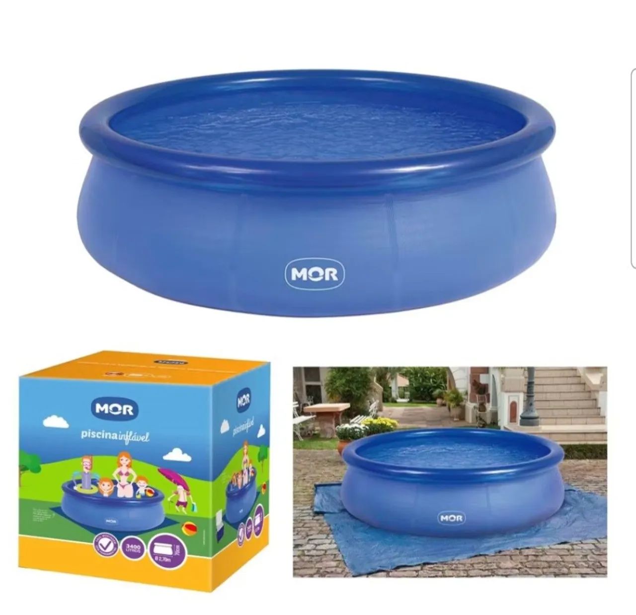 Piscina mor 3.400litros - Foto 3