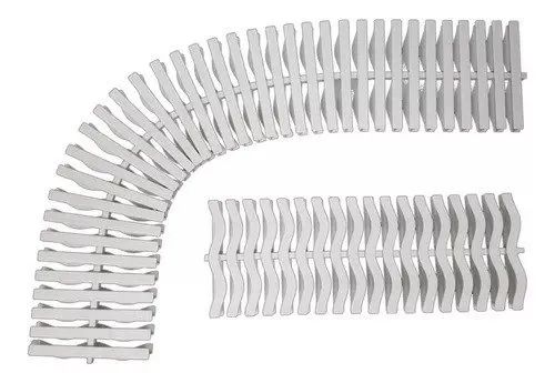 Grade Grelha Piscina Plástica Flexível de 15 cm - preço do metro R$ 45,00 - Foto 4