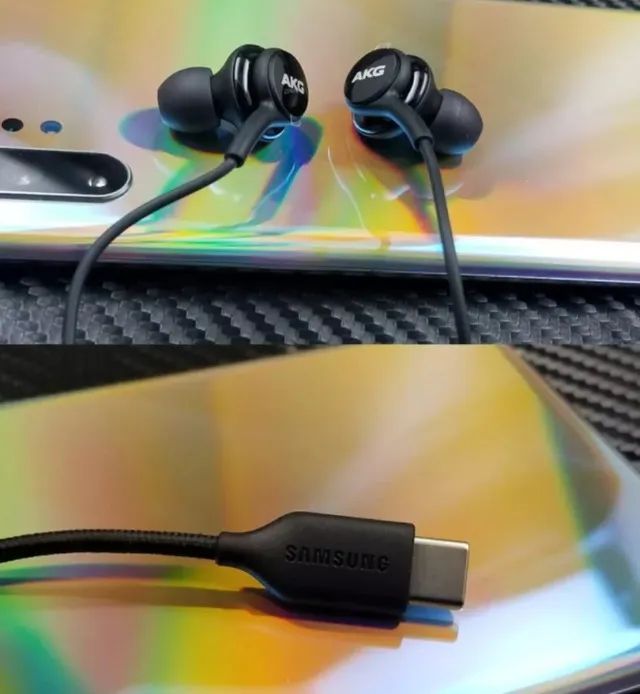 Fone Tipo C Samsung com fio akg + case - Foto 6
