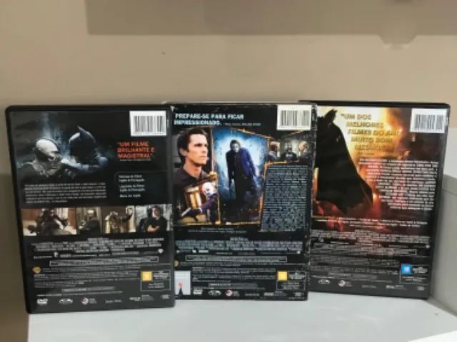 Dvd Batman Trilogia Nolan - 3 Dvds Originais - Foto 2