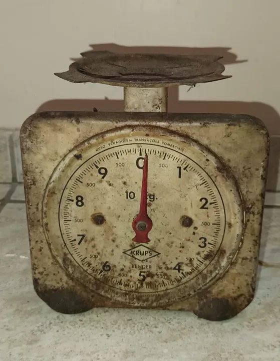 Balança Krups Bender 10 Kg - Relíquia